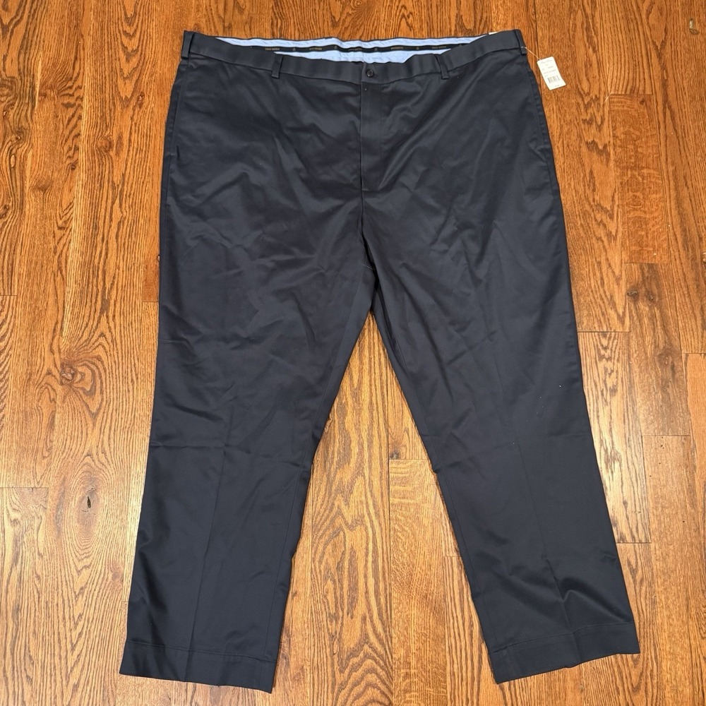 NWT Brooks Brothers Lightweight Advantage Chino‎ Pants Men's 52x30 Navy Blue - Picture 2 of 6